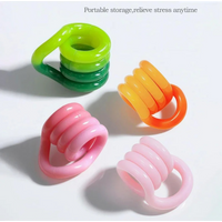 New Thermochromic Twist Tangle Toy Squeeze and Twist Attention Training Relieve Boredom Funny Sensory Toys for Kids and Adults