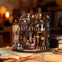 Book Nook Kit Fantasy 3D Wooden Puzzle DIY Miniature House Dollhouse Modern Unfinished Gift Adults Hobby Kit