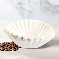 50/100Pcs Paper Filters Replacement White Coffee Paper Pod Basket Coffee Filters Disposable for 8-12 Cup Coffee Makers