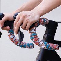 Ethnic Weave Road Bike Handlebar Tape Cotton Anti-Slip Shock Absorber Cycling Bicycle Wrap Strap Handle Drop Bar Straps