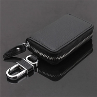 Pu Leather Car Key Wallets Men Key Holder Housekeeper Keys Organizer Women Keychain Covers Zipper Key Case Bag Pouch Purse
