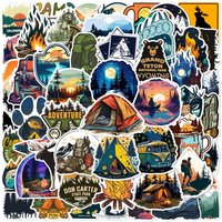 10/25/50pcs Mixed Graffiti Outdoor Camping Stickers for DIY Phone Laptop Suitcase Skateboard Motorcycle Helmet Scrapbooking