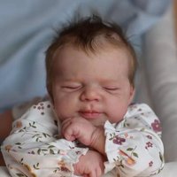 Reborn Dolls Boys 20 Inch Reborn Babies Realistic Sleeping Baby Doll That Look Real Lifelike Newborn Eyes Closed Cloth Body