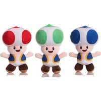 22cm Captain Toad Plush Toy Doll Anime Game Character Mushroom Man Toad Plush Soft Stuffed Toys Gifts for Kids Children