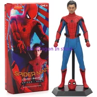 30cm Marvel The Avengers 1/6 Iron Man Mk46 Scarlet Spiderman Anime Figures Pvc Model Ornaments Collectible Toys Festival Gifts