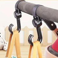 Multi Function Cart Hanger Heavy Duty Shopping Bike Hook for Parents Travel Bag Organizer Stroller Luggage Carrier Accessory