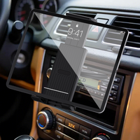 Car CD Player Slot Tablet and Phone Mount Universal Holder for Dashboard Navigation and Calls Fits 4-14 Inch Devices Secure Fit