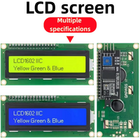 1PCS,1602 I2C LCD Module Blue / Yellow Green Screen 16x2 Character LCD Display 5V PCF8574 PCF8574T IIC Adapter Llate for Arduino