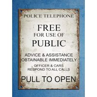 Y1,Metal tin Sign Metal Plaque Retro Vintage Style Phonebox Tardis Dr Who Wall Door Sign-aluminum