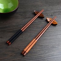 Japanese Natural Chestnut Wood Sushi Chopsticks Wooden Sushi Sticks Chinese Food Wooden Food Sticks Chinese Sticks To Eat KZ002
