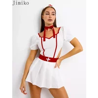 Womend Sexy Naughty Nurse Costume s Cosplay Dress Adult Role-play Bodysuit apron set Nurse Costume Women's Uniform 18+ Outfit