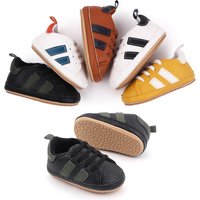 Baby-Freizeitschuhe, rutschfeste Sohle und PU für Kleinkinder, Jungen und Mädchen, Outdoor-Walking-Sneaker