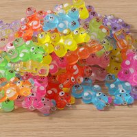 Tusember 10pcs Boho 18*30mm Resin Gummy Bear Charm Pendants for Jewelry Making Bear Earrings Necklace Bracelet DIY Accessories
