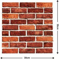 Waterproof DIY Bedroom Brick Design Self-adhesive For Wall Decoration Background Wallpaper Wall Decal 3D Wallpaper