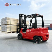 2026 Electric Forklift Lifting Truck 1.5 Ton Ce Epa Electric Warehouse Mini Forklift Warehouse Forklift Customized