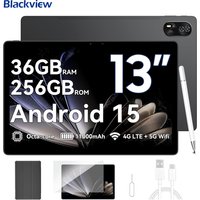 Blackview MEGA 8 Tablet 13" 2K FHD Display, Octa Core T620 Android 13, 12GB+24GB RAM, 256GB ROM, 50MP + 13MP Camera, 11000 mAh