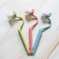 1PC Bathroom Accessories Small Cleaning Brush Long Handle No Blind Spots For Toilet WC V Shape Toilet Paper Holder Arc S Type