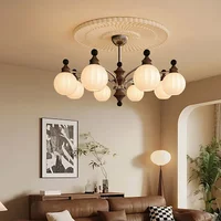 Nordic Minimalist Living Room Pendant Lamp Modern Room Lantern Lighting Led Wood Salon Chandeliers Home Bedside Decorative Light