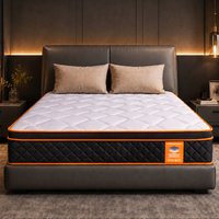 CD01 Mattress, 7 Zones, H3 Hardness with Breathable 3D Fabric, Adaptive Foam, and Double-sided Design for Year-round Comfort,