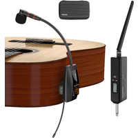 KENBAIDIO U-750 UHF Wireless Instrument Microphone for Guitar Violin Cello with Detachable Magnetic Clip for Performances
