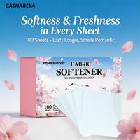 CASHAREYA Dryer Sheets Cherry Blossom Scent 100 Sheets Anti Static Wrinkle Reducer Fabric Softener for Laundry & Home Freshening