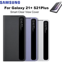 Original Samsung S21+ S21Plus Smart Clear View Phone Case EF-JG996 S-View Flip Cover Intelligent Case For Galaxy S21+ S21Plus