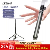 LEEKAI LK56 2.1m 83inch Light Stand Quick Release Retractable Aluminum Alloy Tripod for Phone DSLR Camera for Photography Lamp