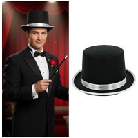 DXAA Comfortable Unisex Top Hat Breathable Fabric Stage Essential