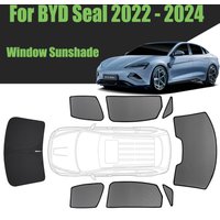 Custom Car Window Sunshade For BYD Seal 2022 - 2024 Magnetic Curtain Mesh Front Windshield 2023