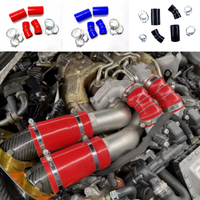 For Audi C7 RS6 RS7 Turbo to Chargecooler Outlet Hoses and Inlet Pipes to Airbox Silicone Intake Tube + clamps