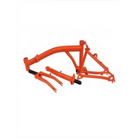 AliExpress 7Speed V Brake Tri-fold Chromium Molybdenum Steel Frame For Brompton Bicycle M Handlebar 74x112MM Frame