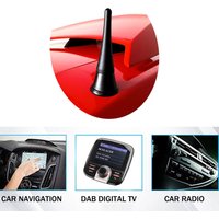 Short Stubby Antenna Mast for 2010 2011 2012 2013 2014 Mustang Mazda Miata MX-5 3.8 Inch Aluminum