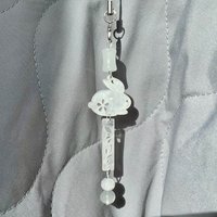 Rabbit Phone Charm Phone Pendant Stylish Accessory Acrylic Material Rabbit Phone Chain Perfect Gift for Women and Girls