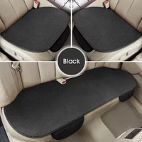 Universal Size Anti-slip Car Seat Cover Car Seat Front Seat Protector Cushion Linen Fabric Car Accessories No Backrest