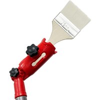 WFF Multi-Angle Paint Brush Extender Red, Paint Edger Tool For High Ceilings, Extension Pole Attachment Holder