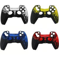 Suitable for PS5 Playstation 5 Controller Soft Protective Cover Anti slip Silicone Shell DIY Custom Spider Series