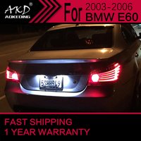 Car Lights for BMW E60 LED Tail Light 2003-2006 520I 525I 530I Rear Stop Lamp Brake Signal DRL Reverse Automotive Accessories