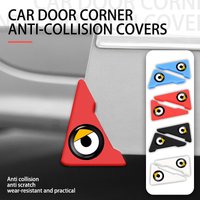 For Smart 2Pcs Car Door Corner Cover Anti-Scratch Protection Sticker Auto Accessories Fortwo 451 450 453 Forfour Cabrio