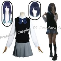 Kurokawa Akane Cosplay Costume Wig Anime Oshi No Ko School Uniforms JK Uniform Shirt Skirt Halloween Party Outfits for Women