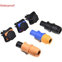 1PCS Waterproof 20A Powercon led speakon Power plug Panel Mount Adapter IP65 True Locking Cable Aviation connector 3pin NAC3FCA