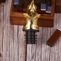 Rhino Head Wine Pourer Creative Animal Bottle Stopper Pour Spout for Liqueurs Vinegar Oil Syrup Juice Bar Restaurant Party Use