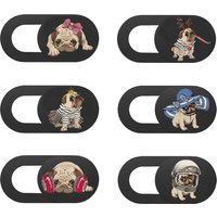 3/6Pcs Webcam Cover Slide, Ultra Thin Phone Camera Cover, Camera Cover Blocker for Macbook, iMac, Laptop, Desktop, Pc, iPad
