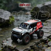 In Stock MJX H18P RC Remote Control Car Bronco 1:18 Scale Brushless 4WD Off Road Climbing Crawler ABS Hard Shell For Adult Hobby