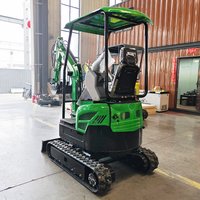 1.5 Ton Mini Excavator / Micro Digger, 1500kg Minigraver Miniescavatore, CE Diesel Compact Digger Global