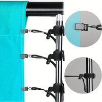 24pcs Backdrop Backdrop Rope Clip Holder, Multi-functional, for Photography and Videography Studio