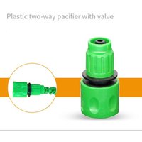 One-Way Quick Connector 3/8" Garden Watering Hose irrigation Connector