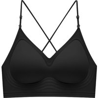 Women's American Style Multiway Halter Neck Backless Bralette Seamless Thin-Strapped Small Bust Gather Bra Female Sexy Underwear