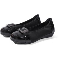 Women Flat Shoes Comfortable Slip On Loafers Vintage Square Buckle Soft Sole Ballet Flats Spring Office Work Casual Footwear