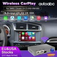 Wireless Carplay Android Auto For Peugeot 308 408 508 SMEG Expert Partner Citroen Berlingo C4 Cactus Picasso C5 COpel Corsa