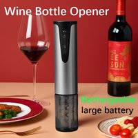 Electric Wine Bottle Opener Charged Automatic Reusable Easy Carry Red Wine Opener Gift for Waiter Women Home Kitchen Party Bar